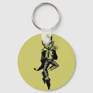 Leprechaun with Flute Key Ring