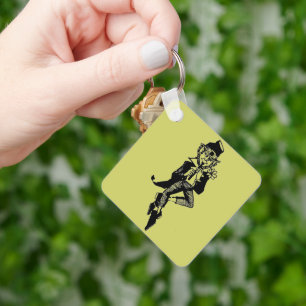 Leprechaun with Flute Key Ring