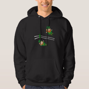 Leprechaun Wrestling St Patricks Day Hoodie