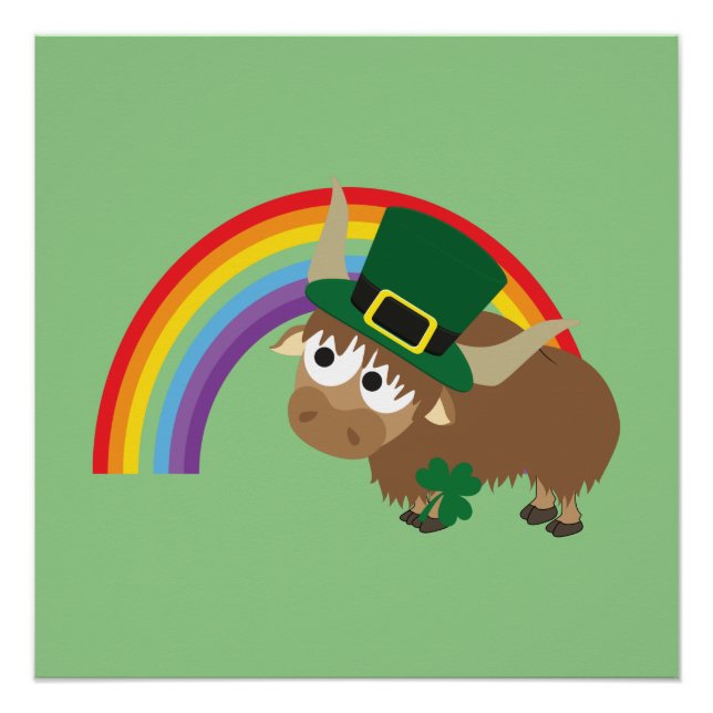 Leprechaun Yak Poster (Front)
