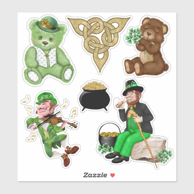 Leprechauns And Bears Irish Vinyl Set (Sheet)