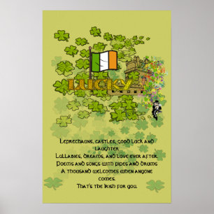 Leprechauns, Castles, Good Luck and Laughter Poster