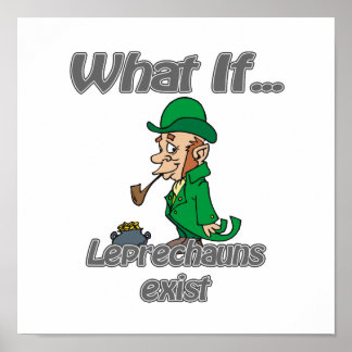 leprechauns exist poster