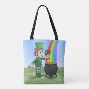 Leprechaun's pot full of gold St. Patrick's Day Tote Bag