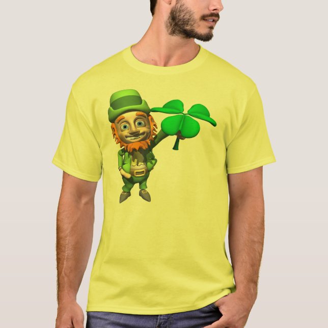 Leprechaun's Shamrock T-Shirt (Front)