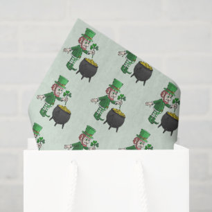 Leprechaun's Shamrock Tissue Paper