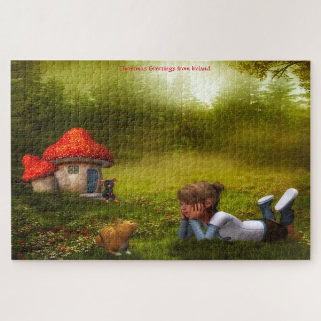 Leprechauns where the little people Live Ireland J Jigsaw Puzzle (Horizontal)