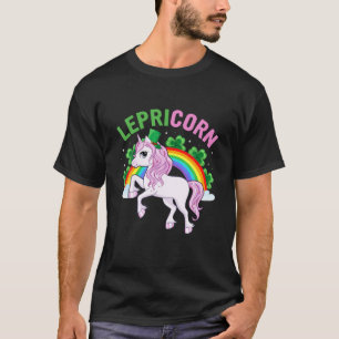 LEPRICORN Funny Unicorn St. Patrick's Day Unicorn T-Shirt