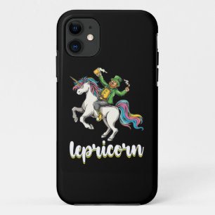 Lepricorn Leprechaun Unicorn St Patrick's Day iPhone 11 Case