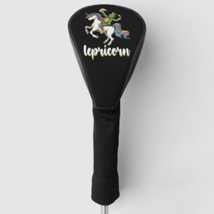 Lepricorn Leprechaun Unicorn St Patrick's Day Golf Head Cover