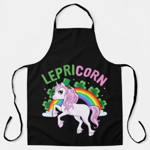 Lepricorn St. Patrick Day   Lucky Rainbow Apron