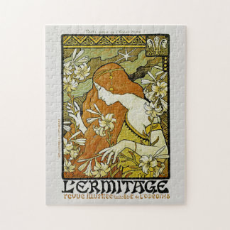 L'Ermitage Art Nouveau Floral Jigsaw Puzzle