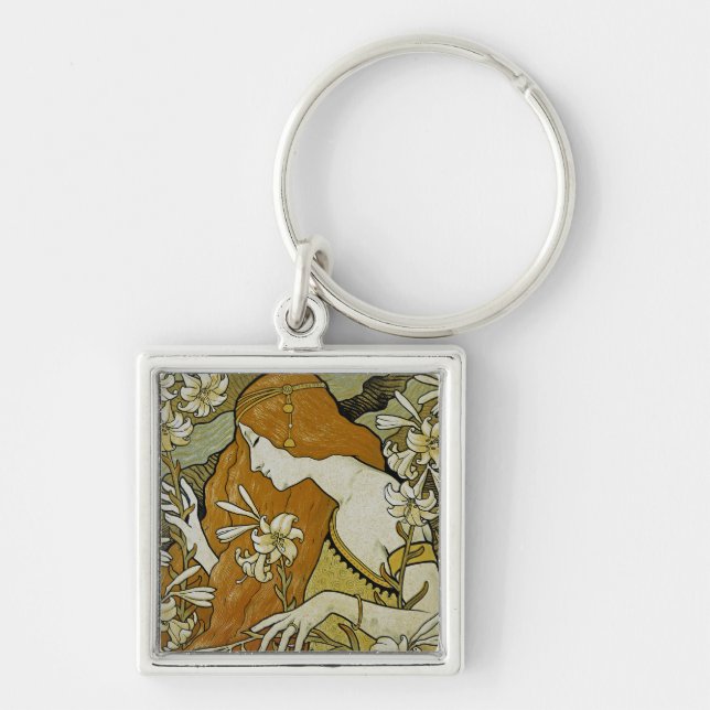 L'Ermitage Art Nouveau Key Ring (Front)