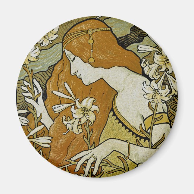 L'Ermitage Art Nouveau Magnet (Front)