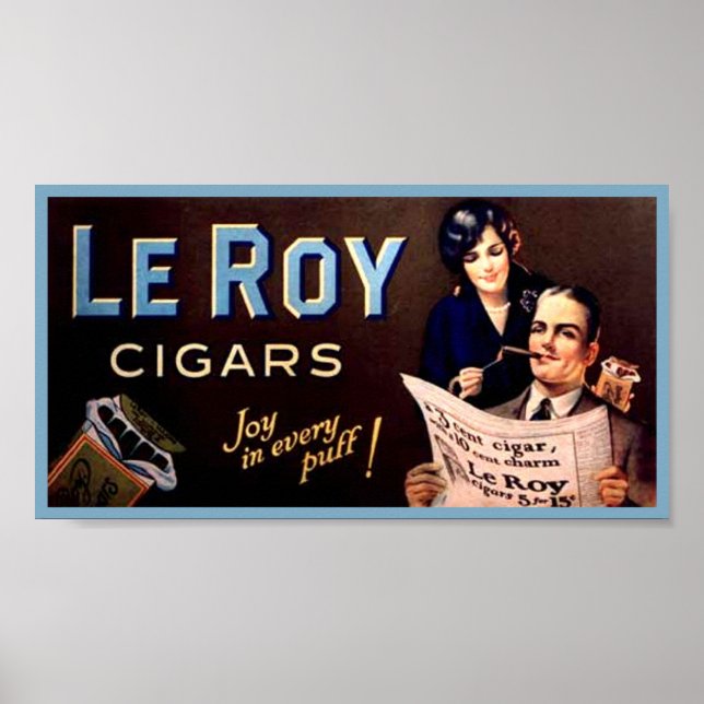 Leroy Cigars Poster (Front)