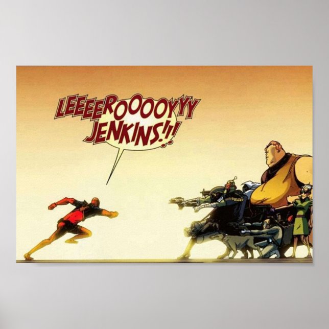 Leroy Jenkins Poster (Front)