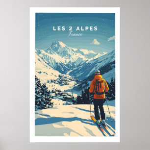 Les 2 Alpes Print France 1