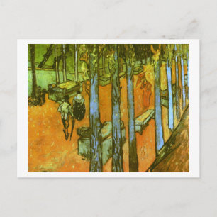 Les Alyscamps: Autumn Leaves, Vincent Van Gogh Postcard