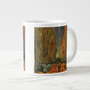 Les Alyscamps by Vincent van Gogh. Fall, autumn Large Coffee Mug