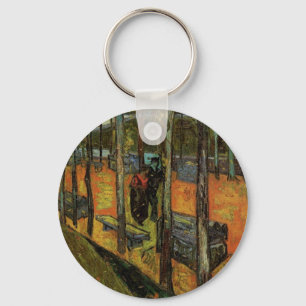 Les Alyscamps (Cemetery) by Vincent van Gogh Key Ring