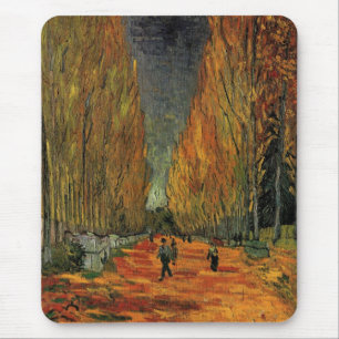 Les Alyscamps (Cemetery) by Vincent van Gogh Mouse Mat