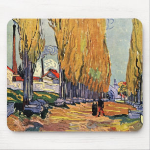 Les Alyscamps (Cemetery) by Vincent van Gogh Mouse Mat