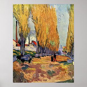 Les Alyscamps (Cemetery) by Vincent van Gogh Poster
