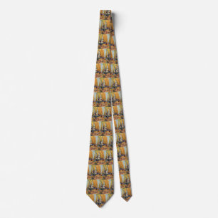 Les Alyscamps (Cemetery) by Vincent van Gogh Tie