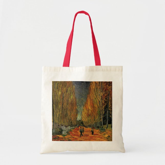 Les Alyscamps (Cemetery) by Vincent van Gogh Tote Bag (Front)