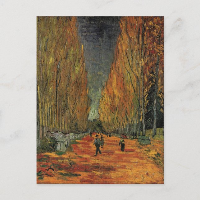 Les Alyscamps, Vincent Van Gogh Postcard (Front)
