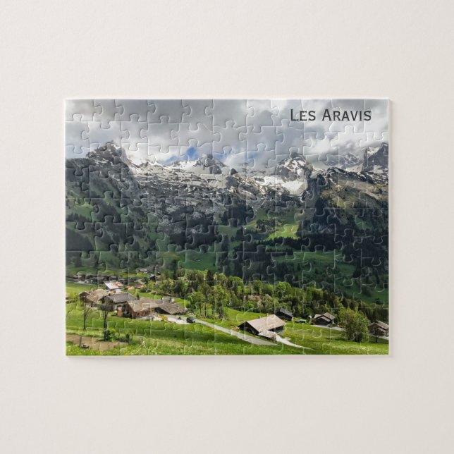 Les Aravis, French Alps Jigsaw Puzzle (Horizontal)