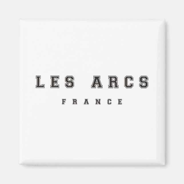 Les Arcs France Magnet (Front)