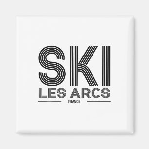 Les Arcs Ski Resort France Alps French Skiing Souv Magnet
