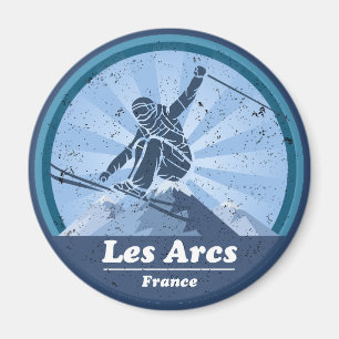 Les Arcs Station de ski - Skieur Magnet
