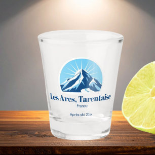 Les Arcs Tarentaise France ski vacation resort   Shot Glass