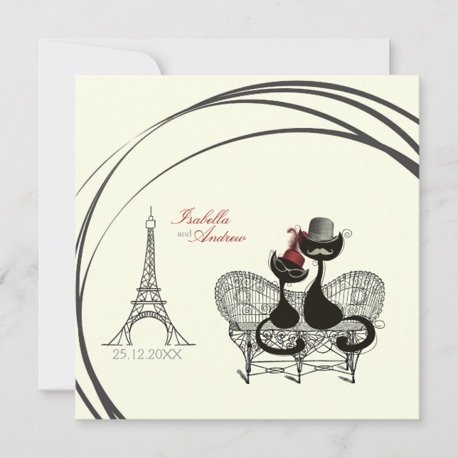 Les Aristochats Noirs - french passion 2 Invitation (Front)