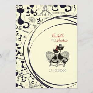 Les Aristochats Noirs - french passion Invitation