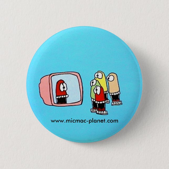 les-autre-par-les-mme, www.micmac-planet.com 6 cm round badge (Front)