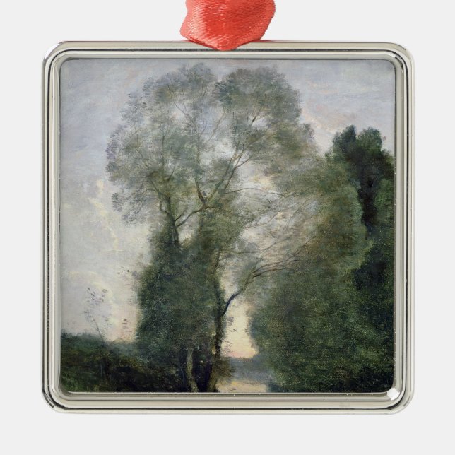 Les Baigneuses Metal Tree Decoration (Front)