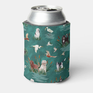 LES BARBETS Deep Teal Can Cooler