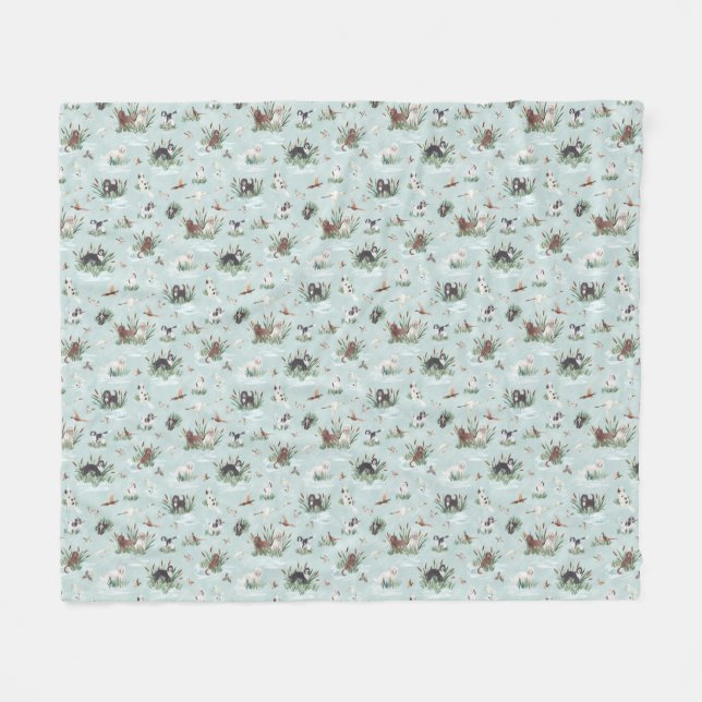 LES BARBETS FLEECE BLANKET (Front (Horizontal))