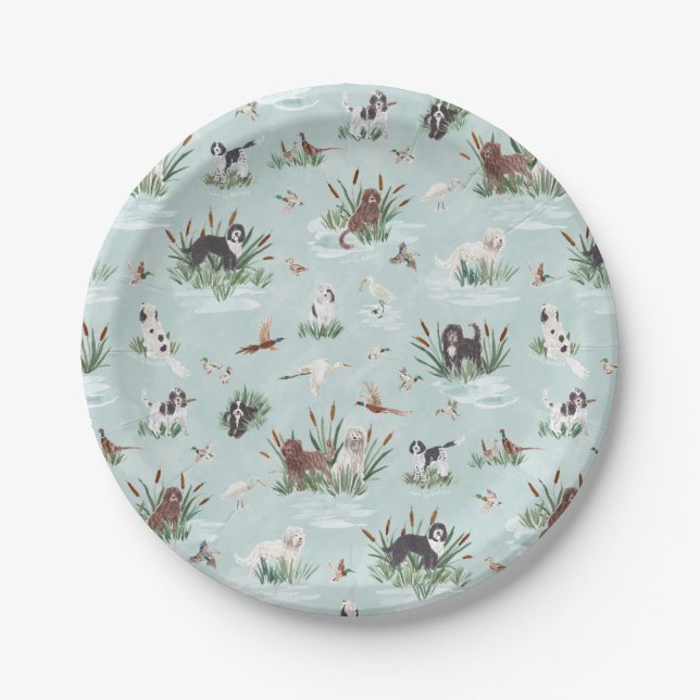 LES BARBETS PAPER PLATE (Front)