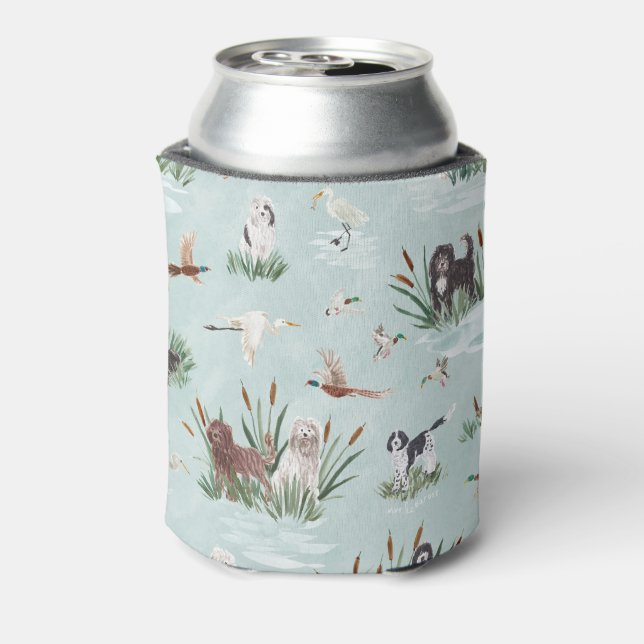 LES BARBETS Powder Blue Can Cooler (Can Back)