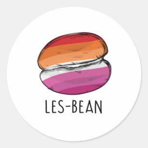 Les-Bean Classic Round Sticker