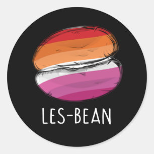 LES-BEAN T-Shirt Classic Round Sticker