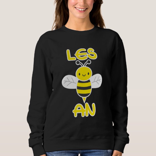 Les Bee An Lgbt Lesbian Pride Lesbian Sweatshirt (Front)