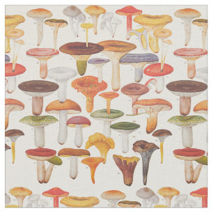 Les Champignons Mushrooms Fabric