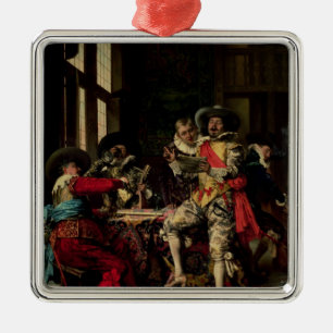 Les Chanteurs Metal Tree Decoration