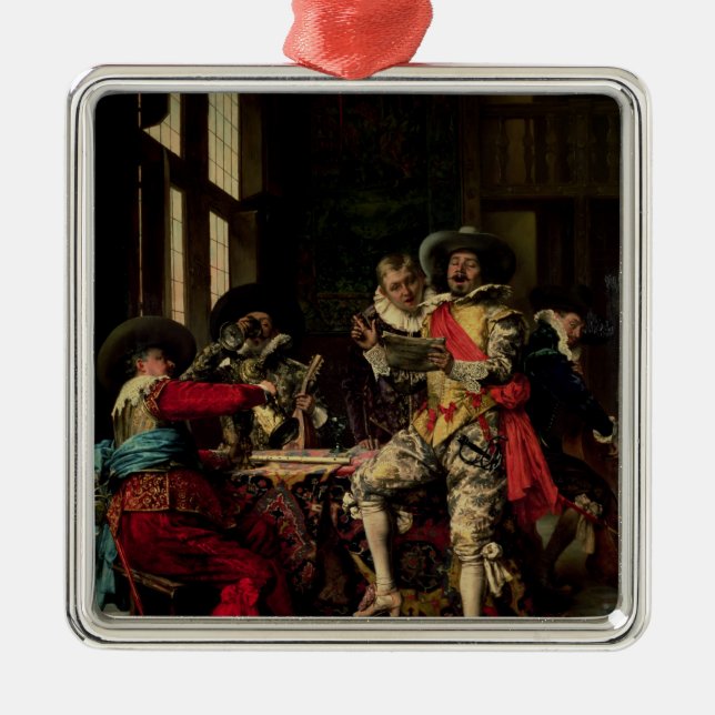 Les Chanteurs Metal Tree Decoration (Front)