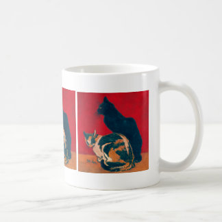 Les Chats by Theophile Steinlen Coffee Mug